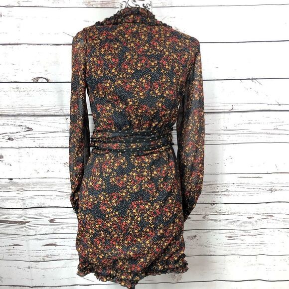 Revolve Stevie May Monarch Butterfly Print Floral Mini Dress XS - Picture 2 of 9